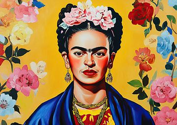 Frida poster kunstdruk van Niklas Maximilian