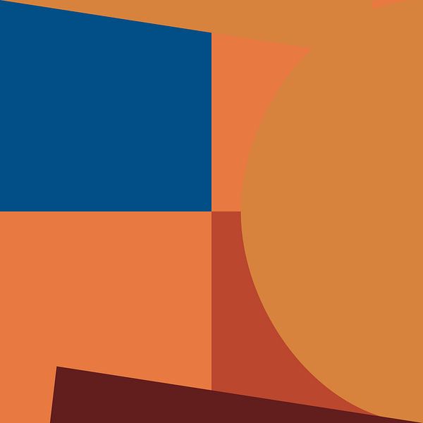 Retro abstract geometric by Dina Dankers