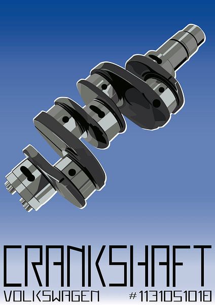 Volkswagen krukas 1131051018 van TAAIDesign