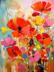 Bunte Blumen