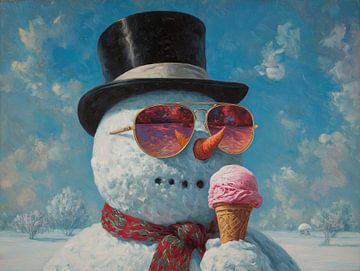 Paysage d'hiver sur Art Merveilleux