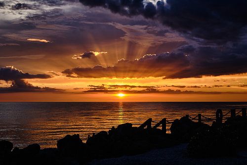 Florida sunset by Marcel Wagenaar