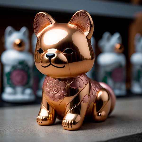 Shiba Bearbrick Collar by DNH Expressions