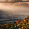 Burg Hohenzollern im Sonnenlicht und schönen Herbstfarben von Voss Fine Art Fotografie