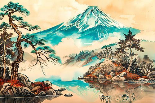 schilderachtige Japanse kunst