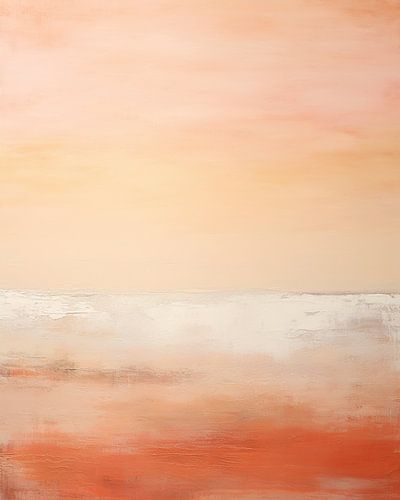 Abstract Peach | Zacht Contrast