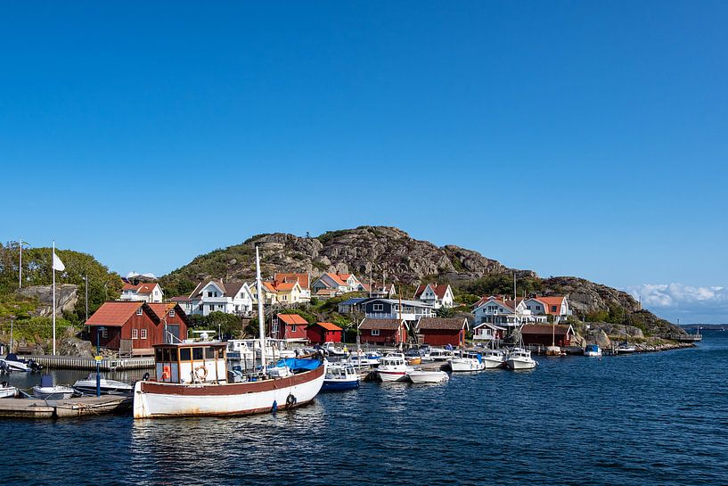 Blick auf den Ort Rönnäng in Schweden von Rico Ködder