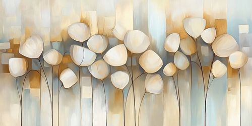 Fleurs abstraites modernes
