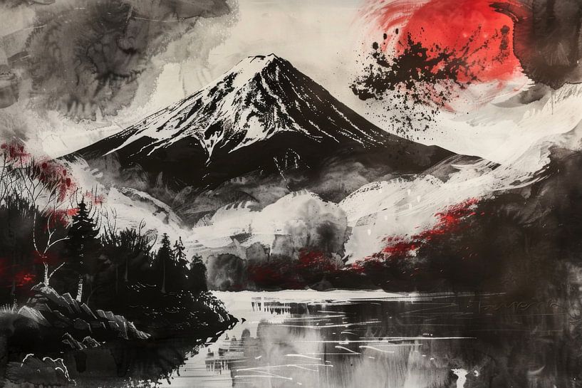 Mount Fuji by Poster Art Shop