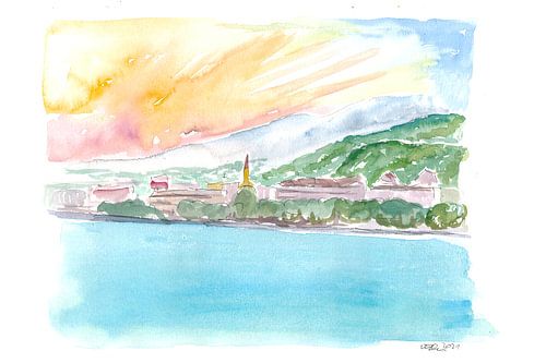 Vue sur le front de mer de Papeete et rêves de Polynésie française