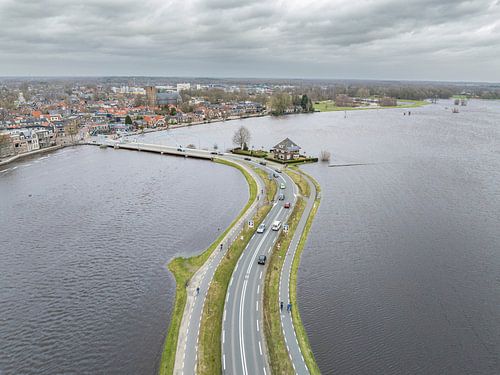 Vecht hoogwater bij Dalfsen