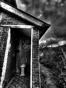 Verlassene Toilette