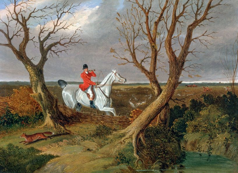 The Suffolk Hunt: Gone Away, John Frederick Herring by Masterful Masters