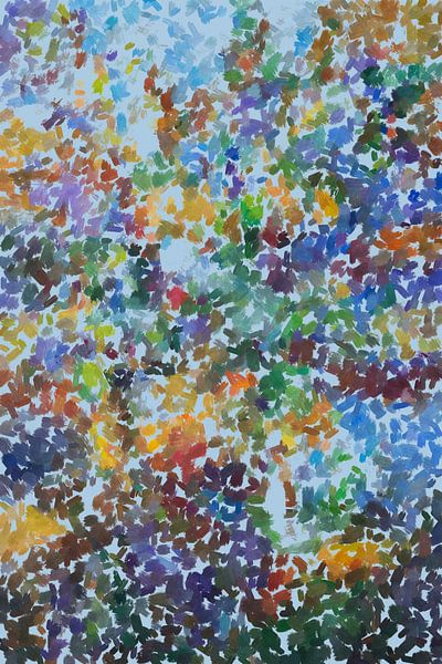 Herfst abstract weergegeven van Paul Nieuwendijk