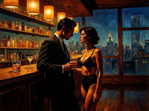 Middernachtelijke ontmoeting in de stad