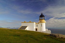 Stoer Head lighthouse in Scotland.