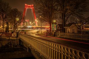 Spanjaardsbrug Alter Hafen Rotterdam von Leon Okkenburg