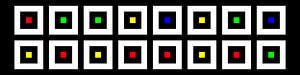 Verschachtelt | Mittig | 08x02 | N=02 | Random #02 | RGBY