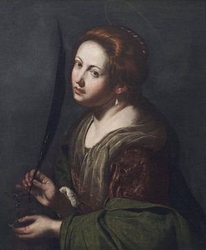 Artemisia Gentileschi, Santa Lucia, 1636-38 von Atelier Liesjes