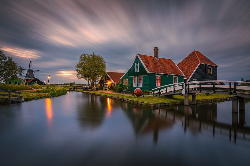 An evening at the Zaanse Schans by Henk Meijer Photography