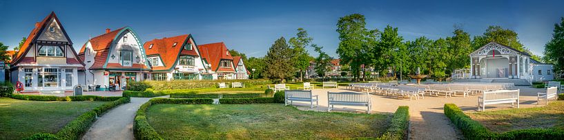 Panorama picture of Boltenhagen at the Baltic Sea in Mecklenburg Vorpommern by Voss photography