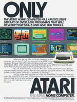 Vintage advertentie ATARI 1983