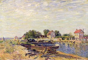 Alfred Sisley,Le Loing à Saint Mammes 1885