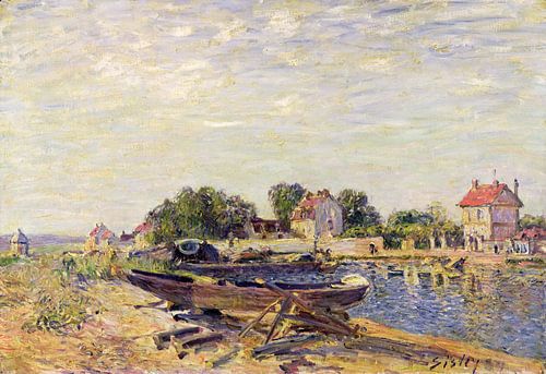 Alfred Sisley,De Loing bij Saint Mammes 1885