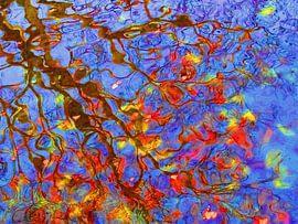 Urban Painting 122 - Paars von MoArt (Maurice Heuts)