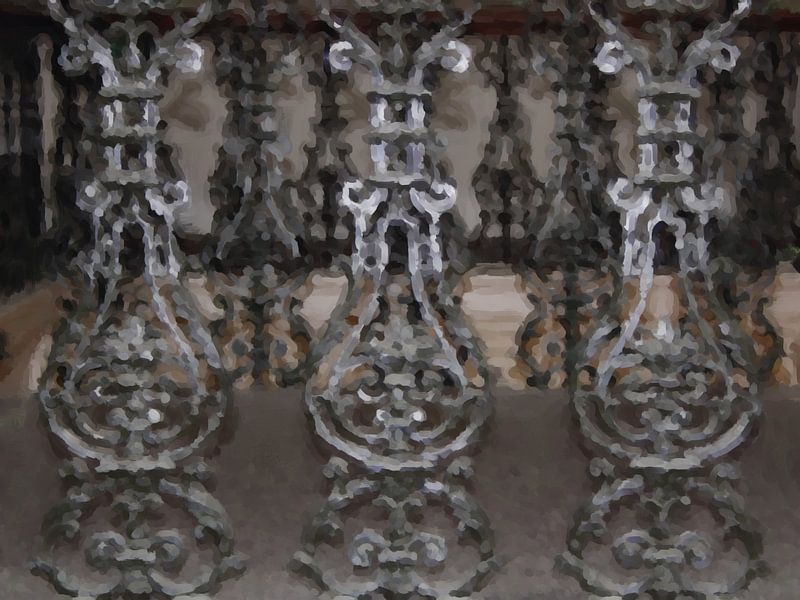 Iron fencing by Maurice Dawson