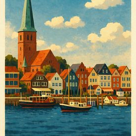 Travemünde - La vie maritime sur le port sur Sabine Wagner