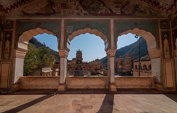 Jaipur: Galta Ji (Monkey Temple) van Maarten Verhees