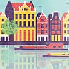 Amsterdam Textielkunst van Mad Dog Art