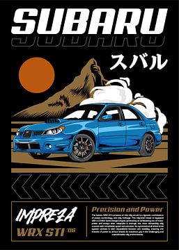 Subaru Impreza WRX STI JDM Auto von Adam Khabibi