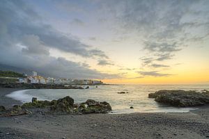 Teneriffa Abends am Playa Jardin in Puerto de la Cruz