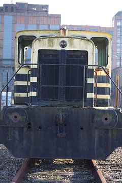 oude treinwagon van marijke servaes