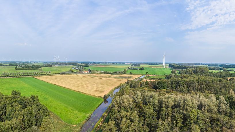 Luchtfoto buitengebied Etten-Leur (Brabant) van Fotografie Jeronimo