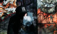 Graffitti-artiest neemt rookpauze