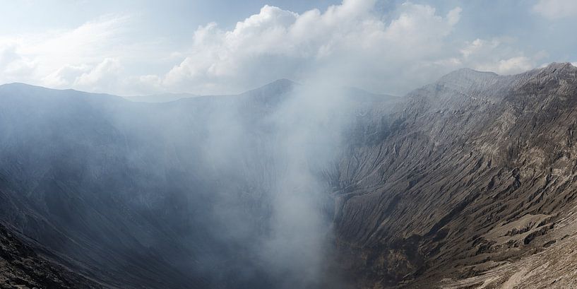 Vulkaan in Indonesië: de Mount Bromo krater van Ian Schepers
