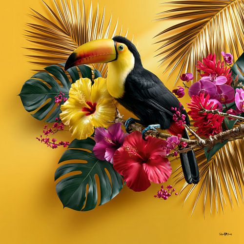 Tropical Bird by Gelissen Artworks