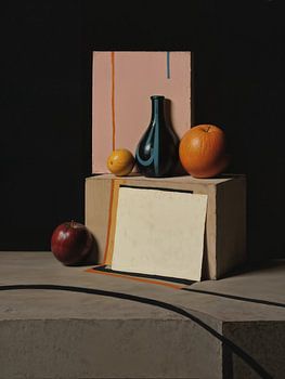 Still life with the parchment