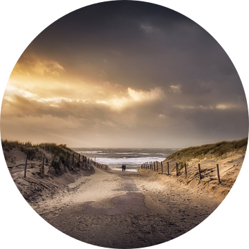 De weg naar het strand van Klaas Fidom