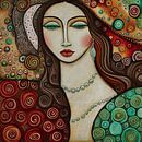 Woman of your dreams a figurative portrait nr 13 by Jan Keteleer (JanKé): A Journey Beyond the Canvas thumbnail