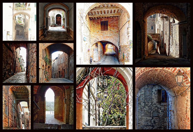 Italian Arches Collage by Dorothy Berry-Lound