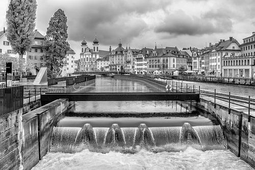 River Reuss near the Mill Place in Luzern
