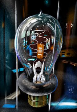 Gevangen lamp van elkement