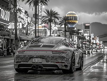Porsche in Las Vegas _ Monochrome van Bianca Bakkenist
