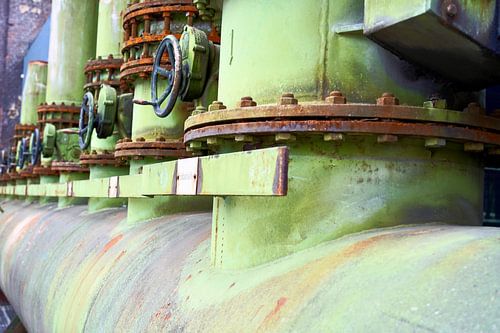 Oude industriële fabriek