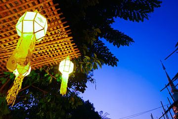 Lampions in Chiang Mai von Barbara Riedel