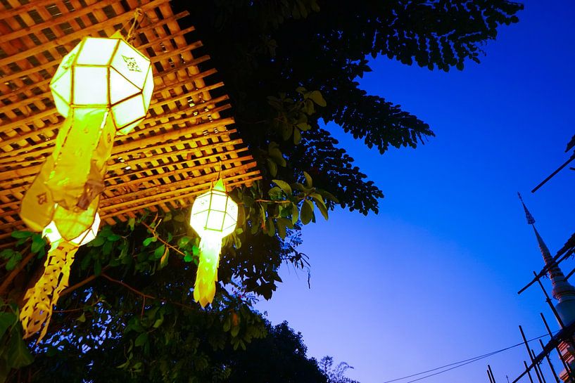 Lanterns in Chiang Mai by Barbara Riedel